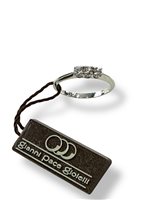 Anello Gianni Pace Donna Trilogy  in Oro bianco Diamante GPGTRY7